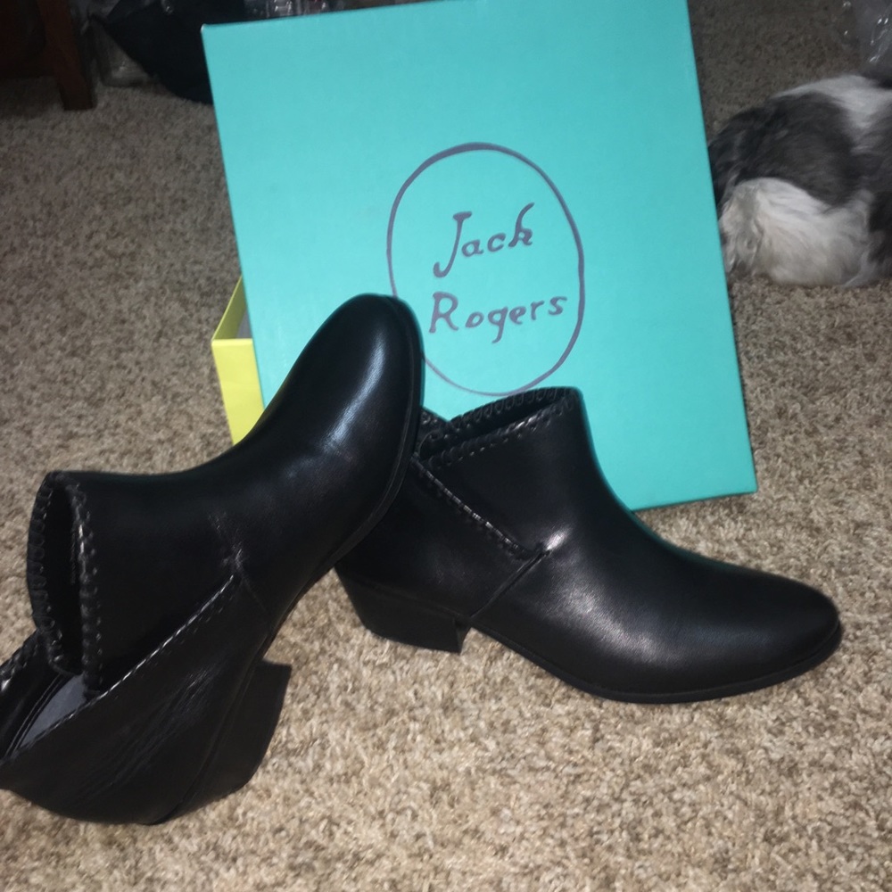 Jack Rogers Black Booties size 8.5